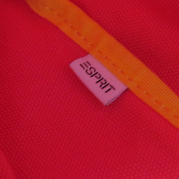 Esprit Large Canvas Tote Bag – Pink & Yellow – New Without Tags (B2) - Picture 6 of 6